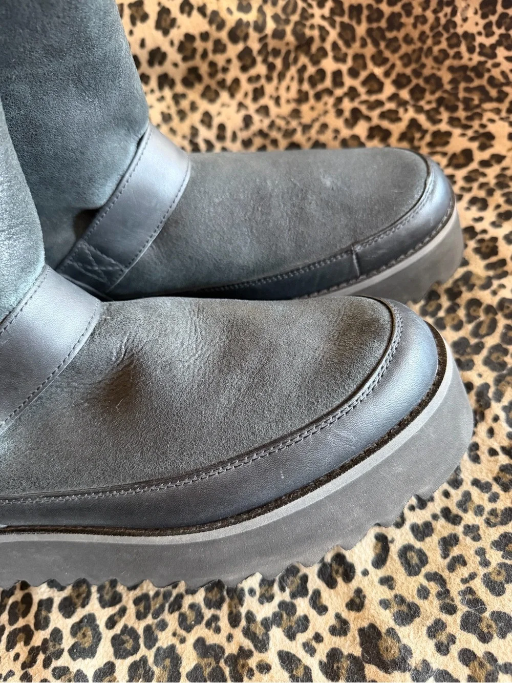 UGG Rebel Biker Platforms